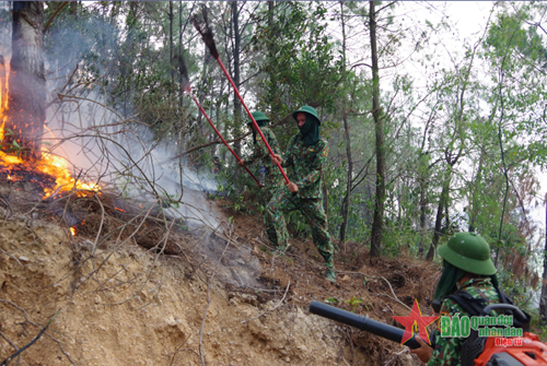 Quân khu 4 chủ động phòng, chống cháy rừng